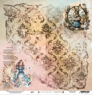 Enchanted World Following Alice #6 Double Sided 12 x 12