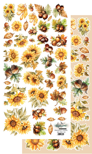 Extras 6 x 12 Single Sheet In Autumn Colors #14