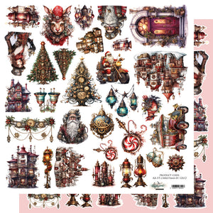 Extras 12 x 12 Single Sheet Steampunk Time Christmas