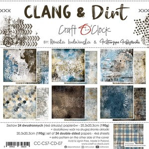 Clang & Dirt 8 x 8 Papers Double Sided