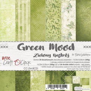 Basic Green Mood 6 x 6 Double Sided
