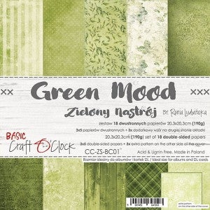 Basic Green Mood 8 x 8 Double Sided