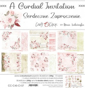 Cordial Invitation 12 x 12 Double Sided