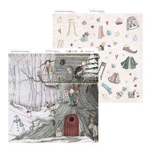 Christmas in the Forest 1 Double Sided 12 x 12