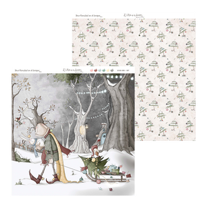 Christmas in the Forest 3 Double Sided 12 x 12