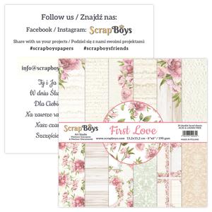 First Love 6x6 Double Sided Pad