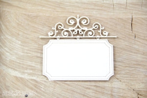 2868 Decorative Chips 14x20cm Park Avenue Rectangle Hanging Sign