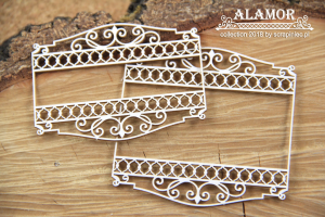 4943 Decorative Chips 14x20cm Alamor Two Signboards