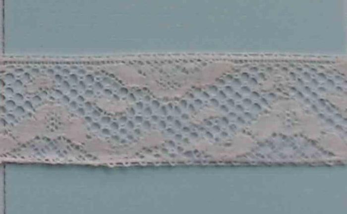 A109 Vintage Insertion Lace 3/4" Price per yard Ivory