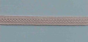 A25 Vintage Insertion Lace 1/4" Price per yard Pink