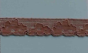 A302 Vintage Lace 1/2" Price per yard Brown