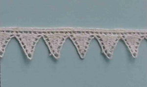 A320 Vintage Lace 3/8" Price per yard Ivory