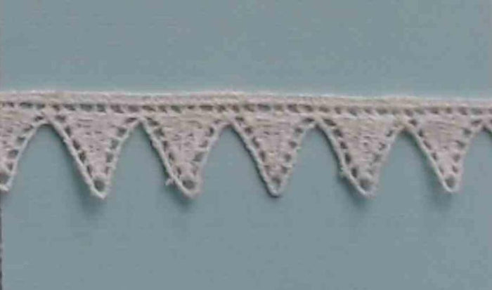 A320 Vintage Lace 3/8" Price per yard Ivory