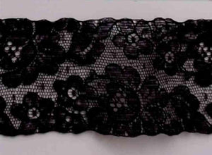 A404 Vintage Lace 1 3/4" Price per yard Black