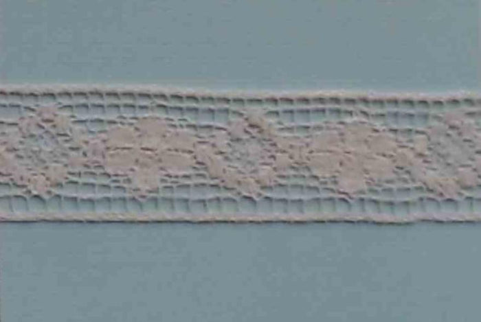 A408 Vintage Insertion Lace 3/4" Price per yard Ecru