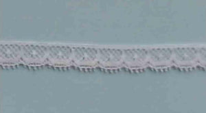 A411 Vintage Lace 3/8" Price per yard White