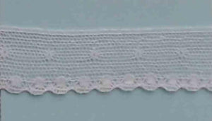 A414 Vintage Lace 3/4" Price per yard Off White