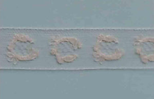 A419 Vintage Silk Insertion Lace 3/4" Price per yard Ivory