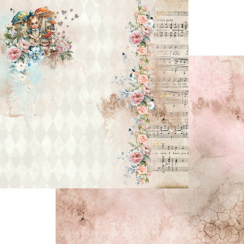 12x12 - Romantic Shabby Chic - 6 Double Sided Paper Set - Alchemy of Art