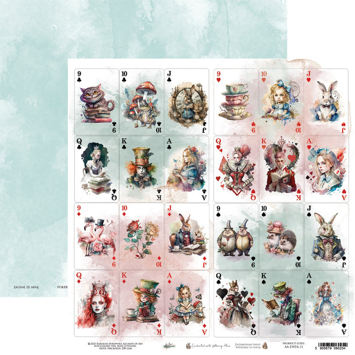 Enchanted World Following Alice #11 Double Sided 12 x 12 Extras