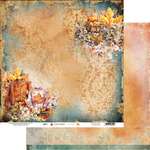 Gold Autumn #3 Double Sided 12 x 12
