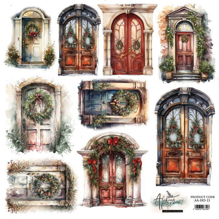 HO HO HO #13 Double Sided 12 x 12