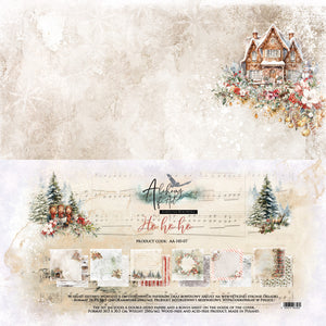 HO HO HO 12 x 12 Double Sided