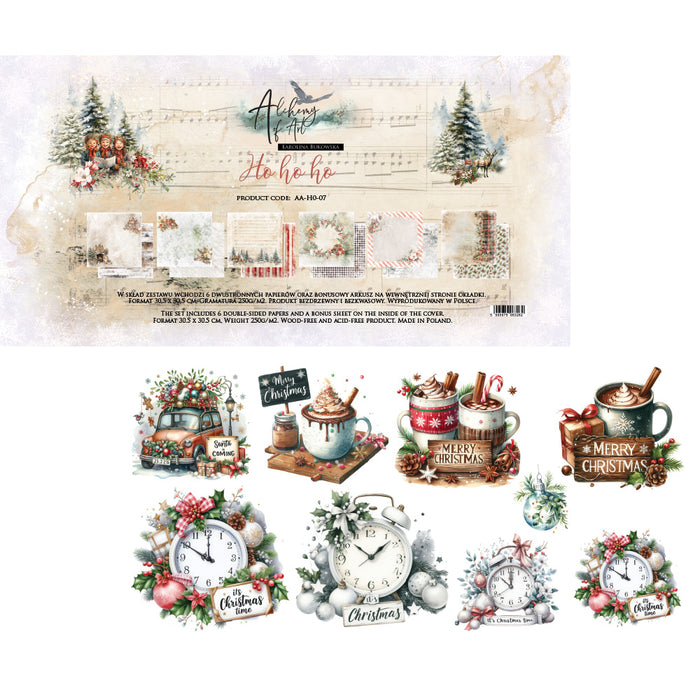 HO HO HO 12 x 12 Double Sided