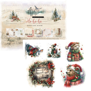 HO HO HO 8 x 8 Double Sided
