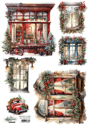 Rice Paper A4 #4 HO HO HO