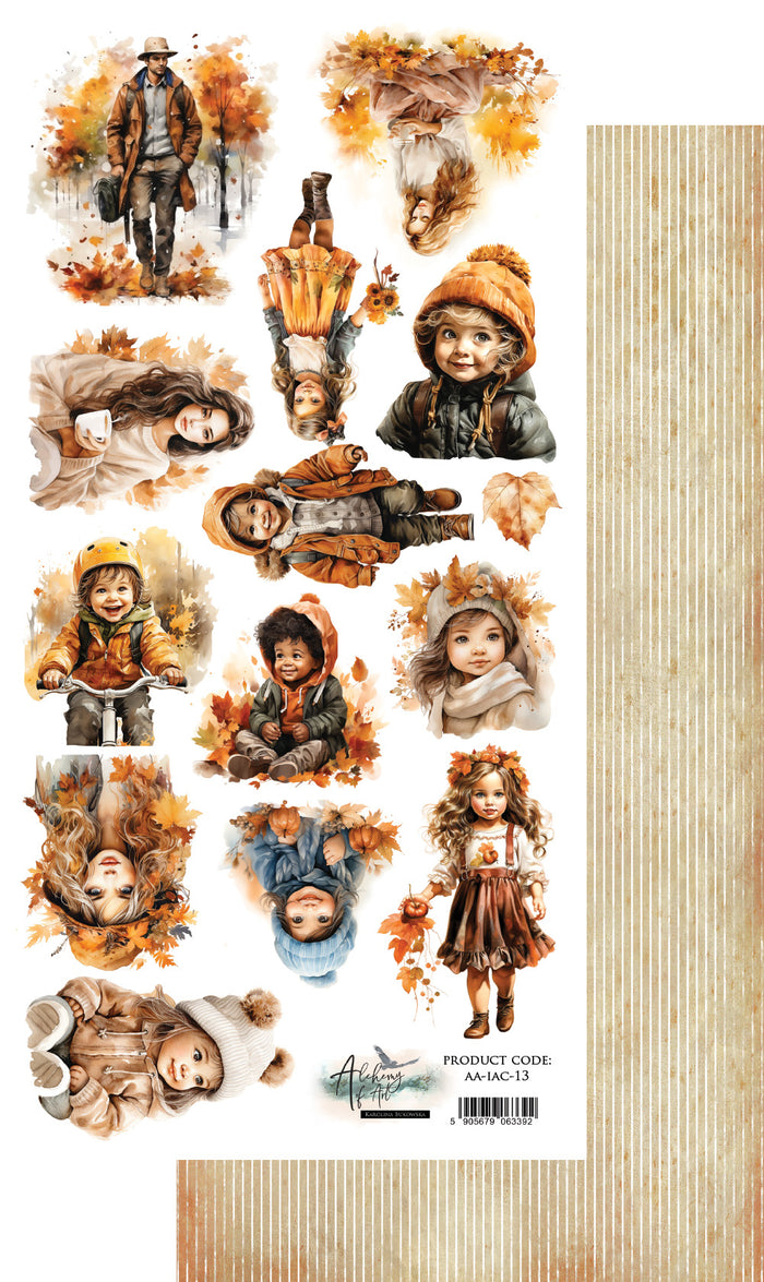 Extras 6 x 12 Single Sheet In Autumn Colors #13