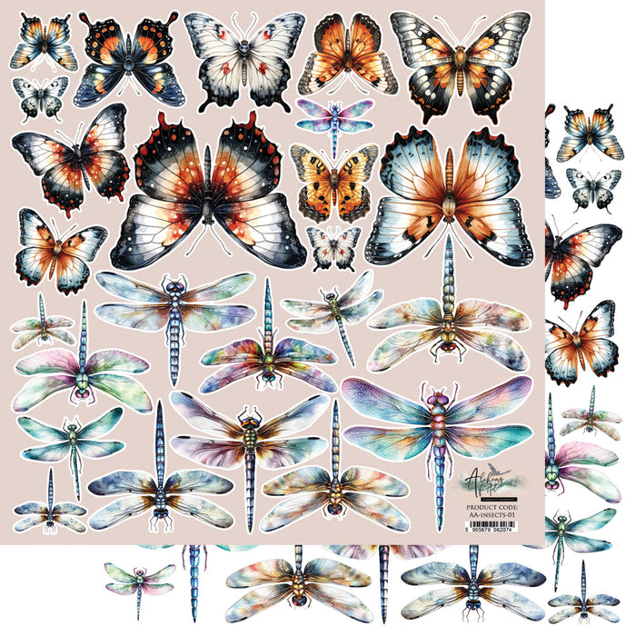Insects 01 Double Sided 12 x 12