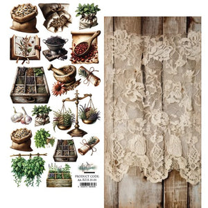 Recipe for Happiness 6 x 12 Single Sheet
