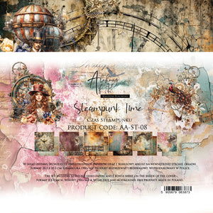 Steampunk Time 8 x 8 Double Sided