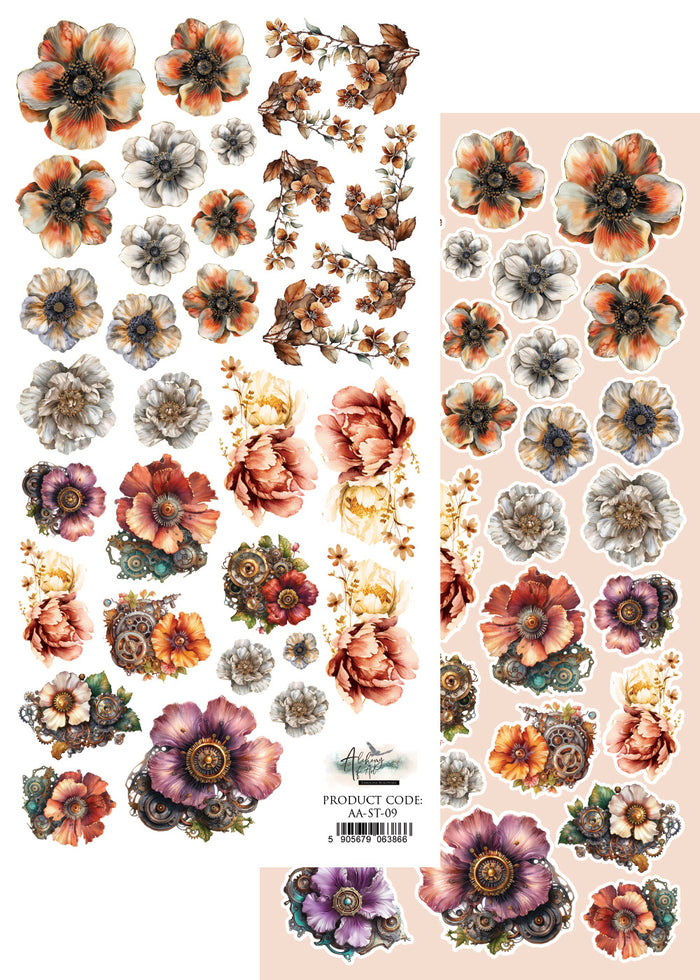Extras 6 x 12 Single Sheet Steampunk Time