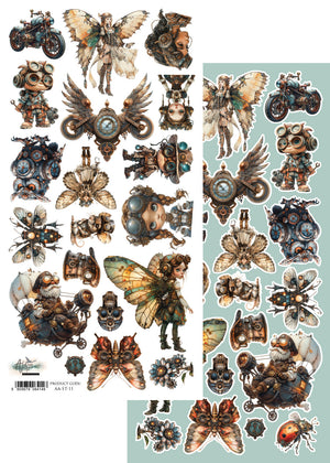 Steampunk Time Extras 6 x 12 Set/8