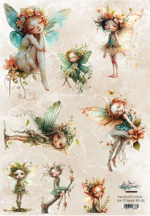 Rice Paper A4 #2 Tales of Moss and Fern