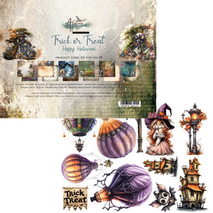 Trick or Treat Halloween 8 x 8 Double Sided