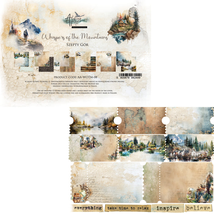Whispers of the Mountain 8 x 8 Double Sided
