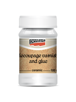 Decoupage Glue and Varnish For Ceramic 100ml Matte