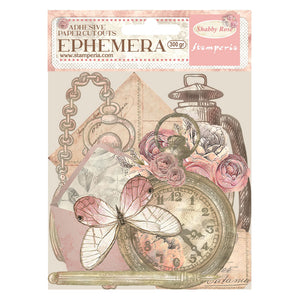 DFLCT47  Ephemera Adhesives Shabby Rose