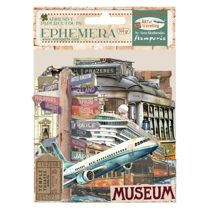 DFLCT58  Ephemera Adhesives art of Travelling