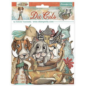 DFLDC121 Die Cuts Furry Friends