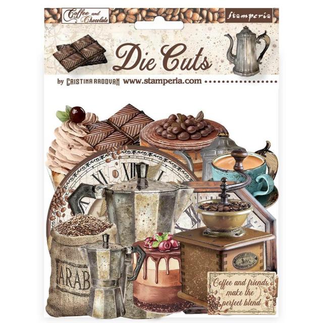 DFLDC87 Die Cuts Coffee and Chocolate