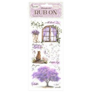 DFLRB99 Rub On Film 4x8.5" Lavender Window