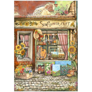 DFSA4771 Rice Paper A4 Sunflower Art Shop