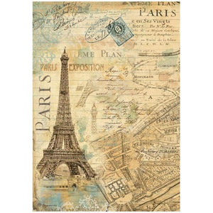 DFSA4775 Rice Paper A4 Around the World Paris