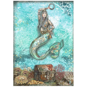 DFSA4810 Rice Paper A4 Songs of the Sea Mermaid