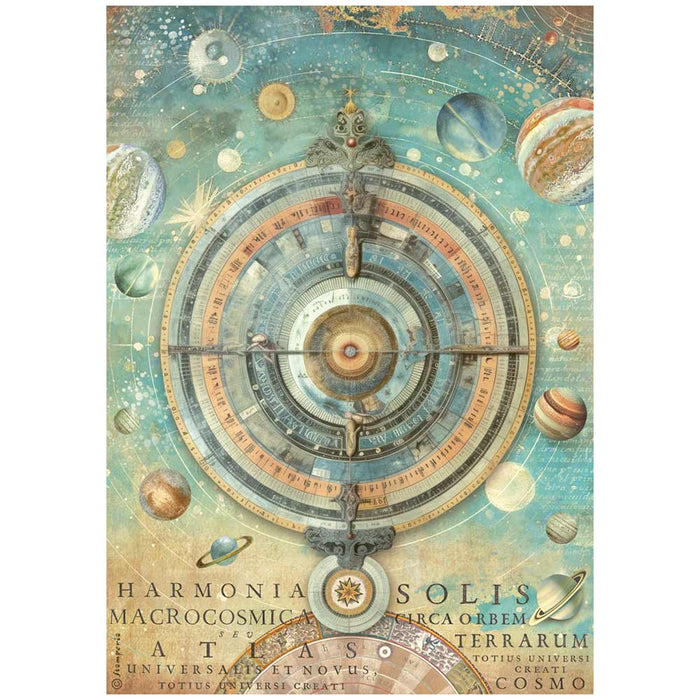 DFSA4876 Rice Paper A4 Fortune Macrocosm