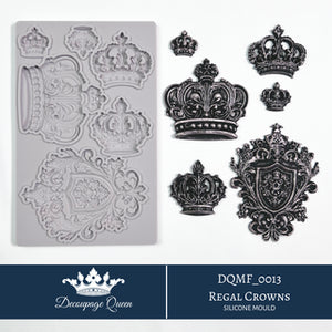 DQMF0013 Decoupage Queen Regal Crowns